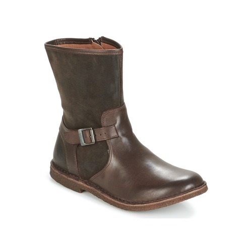 Chaussures Femme Boots Kickers CREEK Marron foncé