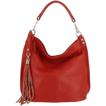 Sacs Femme Sacs Dupond Durand BARTONE sac hobo en cuir Rouge