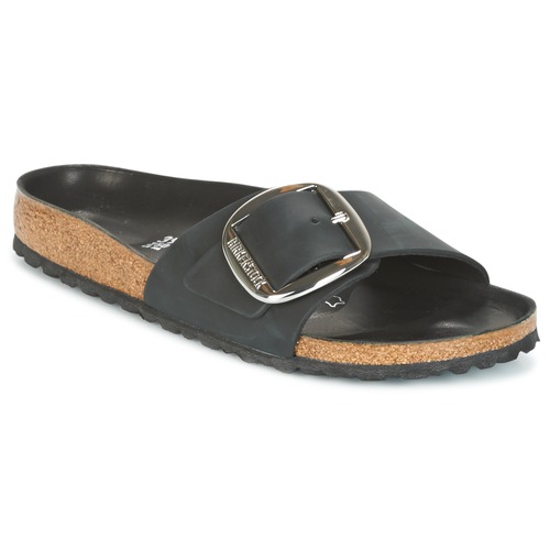 Chaussures Femme Mules Birkenstock MADRID BIG BUCKLE Noir Mat