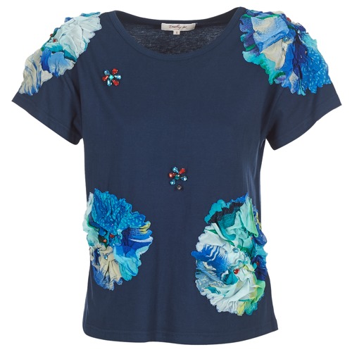 Vêtements Femme T-shirts manches courtes Derhy BANGKOK Marine