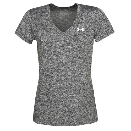 Vêtements Femme T-shirts manches courtes Under Armour TECH SSV - TWIST Gris