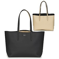 Sacs Femme Cabas / Sacs shopping Lacoste ANNA Noir / Beige