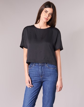 Vêtements Femme Tops / Blouses G-Star Raw COLLYDE WOVEN TEE Noir