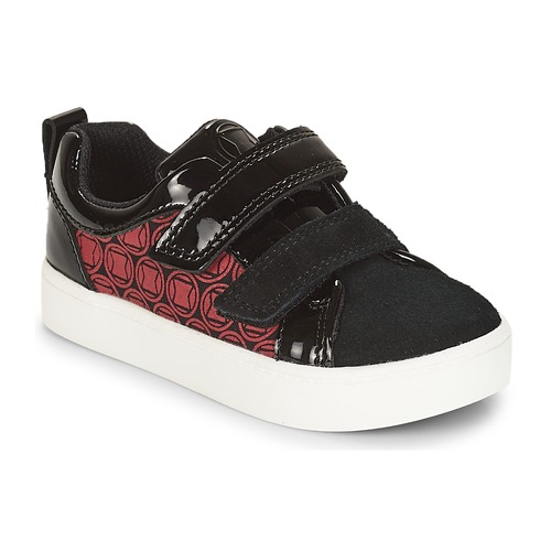 Chaussures Garçon Baskets basses Clarks City Hero Lo Black/Red