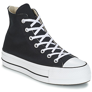 Chaussures Femme Baskets montantes Converse CHUCK TAYLOR ALL STAR LIFT CANVAS HI Noir