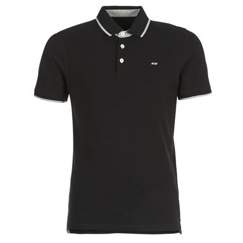 Vêtements Homme Polos manches courtes Jack & Jones JJEPAULOS Noir