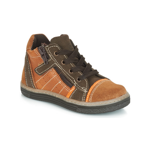 Chaussures Garçon Baskets montantes Citrouille et Compagnie HARCO Camel