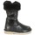 Chaussures Fille Bottes ville Citrouille et Compagnie HOSY Noir