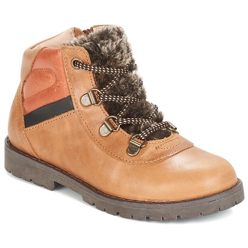 Chaussures Garçon Boots Citrouille et Compagnie JODILAEM Cognac