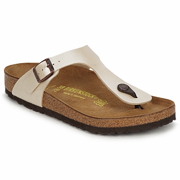 Chaussures Femme Tongs Birkenstock GIZEH Crème