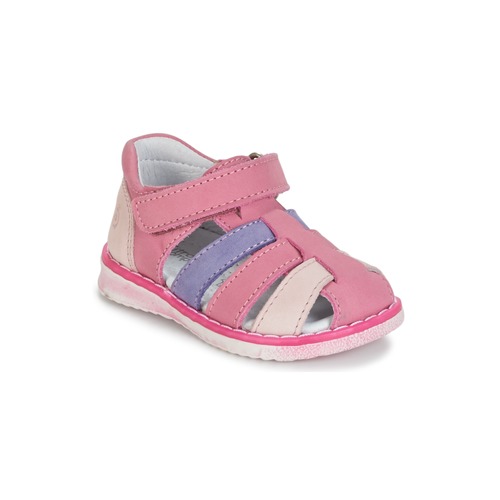 Chaussures Fille Sandales et Nu-pieds Citrouille et Compagnie FRINOUI Lilas / Rose / Fuchsia