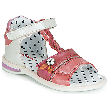 Chaussures Fille Sandales et Nu-pieds Catimini GOROKA Blanc / Rouge