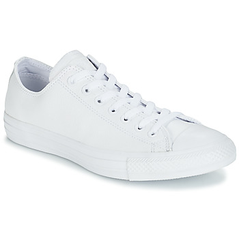 Boty Nízké tenisky Converse ALL STAR MONOCHROME CUIR OX Bílá