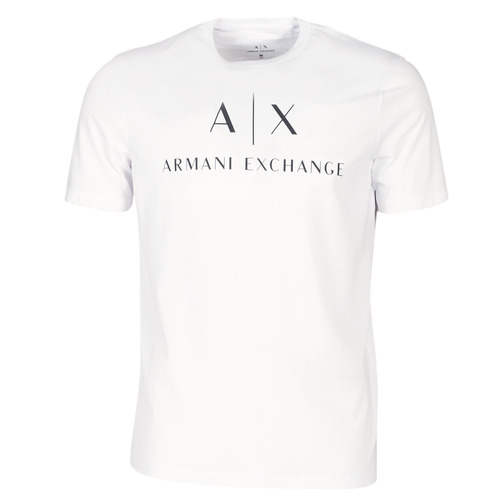 Textil Muži Trička s krátkým rukávem Armani Exchange 8NZTCJ-Z8H4Z-1100 Bílá