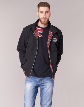 Textil Muži Bundy Lonsdale HARRINGTON Černá