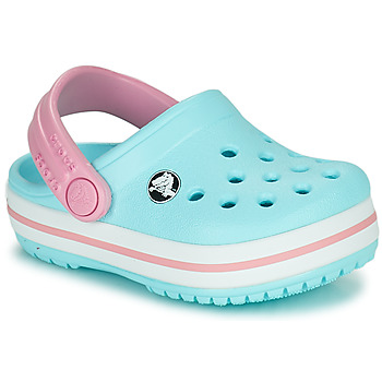 Boty Dívčí Pantofle Crocs CROCBAND CLOG T Modrá / Růžová