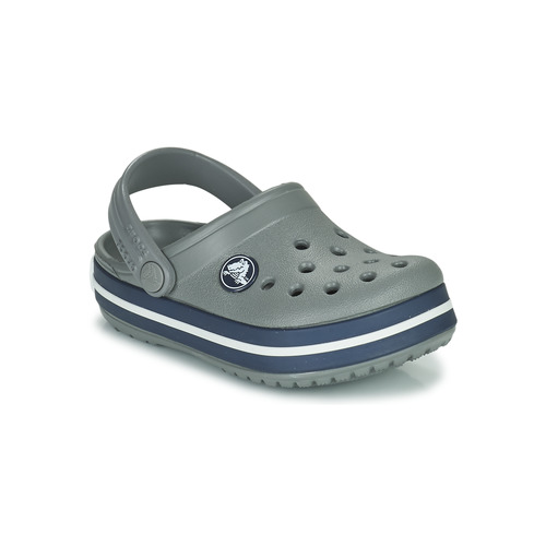 Boty Děti Pantofle Crocs CROCBAND CLOG T Šedá / Tmavě modrá