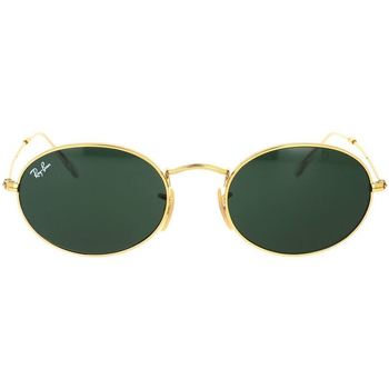 Hodinky & Bižuterie sluneční brýle Ray-ban Occhiali da Sole  Oval RB3547 001/31 Zlatá