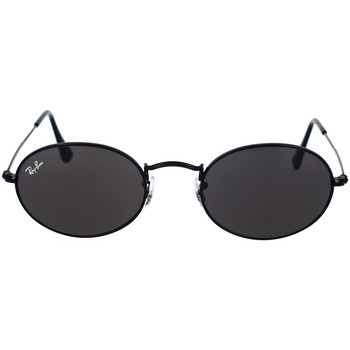 Hodinky & Bižuterie sluneční brýle Ray-ban Occhiali da Sole  Oval RB3547 002/B1 Černá