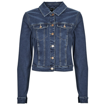 Textil Ženy Riflové bundy Vero Moda VMLUNA LS SLIM DNM JACKET MIX GA NOOS Modrá