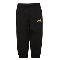 Textil Chlapecké Teplákové kalhoty Emporio Armani EA7 CORE ID TROUSER Černá / Zlatá