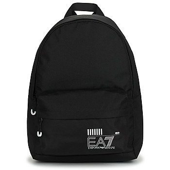 Taška Batohy Emporio Armani EA7 TRAIN CORE U BACKPACK Černá / Bílá