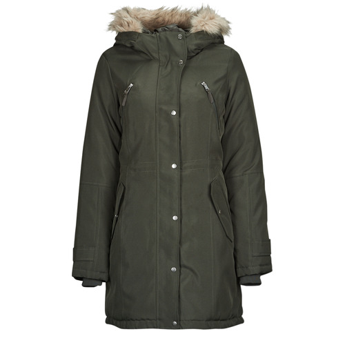 Textil Ženy Parky Vero Moda VMTRACK AW23 PARKA COAT Khaki