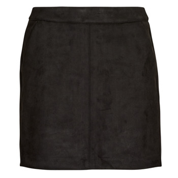 Textil Ženy Kraťasy / Bermudy Vero Moda VMDONNADINA FAUXSUEDE SHORT SKIRT NOOS Černá