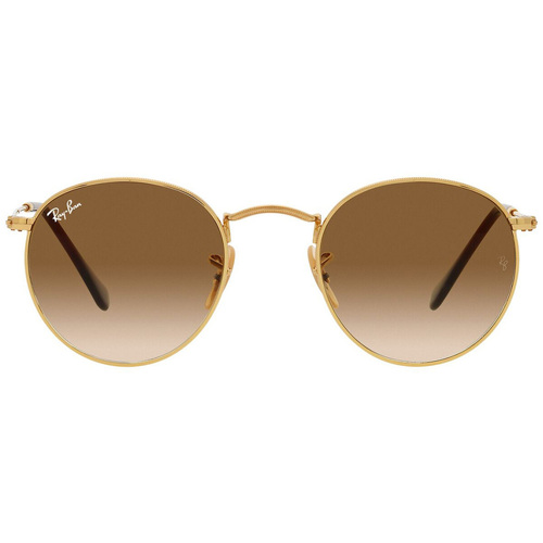 Hodinky & Bižuterie sluneční brýle Ray-ban Occhiali da Sole  Round Metal RB3447 001/51 Zlatá