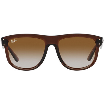 Hodinky & Bižuterie sluneční brýle Ray-ban Occhiali da Sole  Boyfriend Reverse RBR0501S 6709CB Hnědá