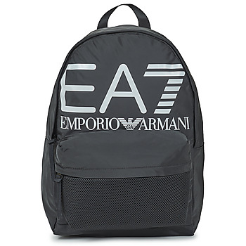 Taška Batohy Emporio Armani EA7 TRAIN GRAPHIC SERIES BACKPACK Černá / Bílá