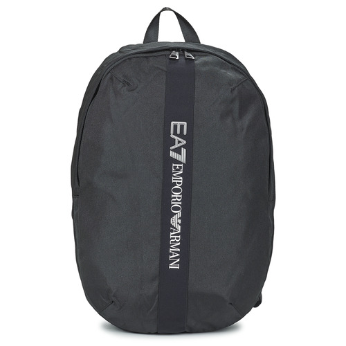 Taška Batohy Emporio Armani EA7 TRAIN LOGO SERIES U BACKPACK Černá / Bílá