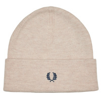 Textilní doplňky Čepice Fred Perry CLASSIC BEANIE Béžová