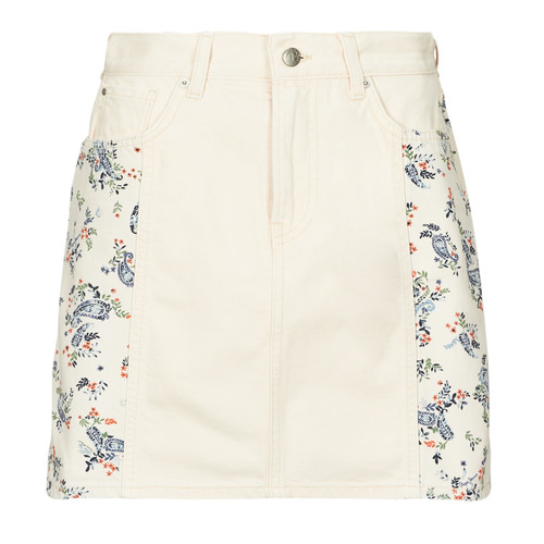 Textil Ženy Sukně Pepe jeans MINI SKIRT HW PAISLEY Béžová