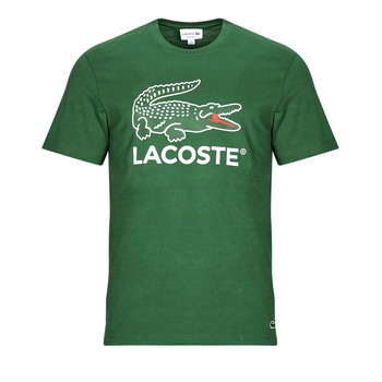 Textil Muži Trička s krátkým rukávem Lacoste TH1285 Zelená