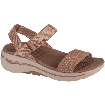 Boty Ženy Sportovní sandály Skechers Go Walk Arch Fit Sandal - Polished Hnědá