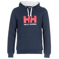 Textil Muži Mikiny Helly Hansen HH LOGO HOODIE Tmavě modrá