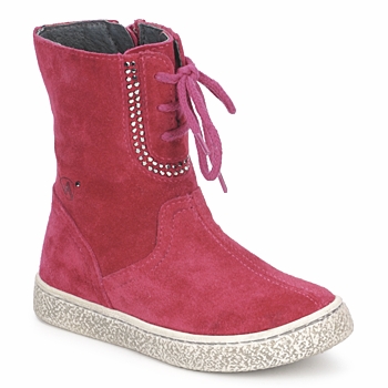 Schuhe Mädchen Boots Naturino VELOUR Himbeer