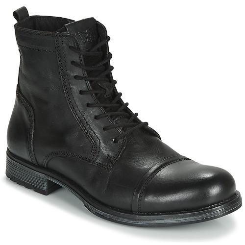 Schuhe Herren Boots Jack & Jones JFW RUSSEL LEATHER Schwarz