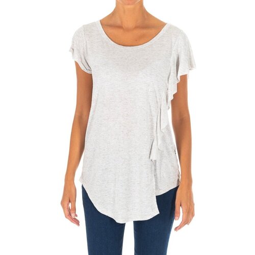 Kleidung Damen T-Shirts Met 10DMT0277-J1253-0919 Grau