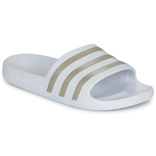 Schuhe Pantoletten adidas Performance ADILETTE AQUA Weiss