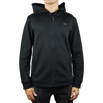 Kleidung Herren Trainingsjacken 4F Men Hoodie Schwarz