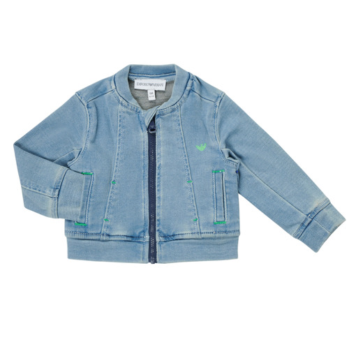 Kleidung Jungen Jacken / Blazers Emporio Armani Alfred Blau