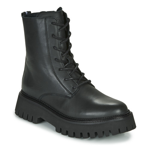 Schuhe Damen Boots Bronx GROOV Y Schwarz