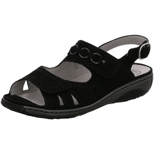 Schuhe Damen Sandalen / Sandaletten Waldläufer Sandaletten 210004191/001 Schwarz