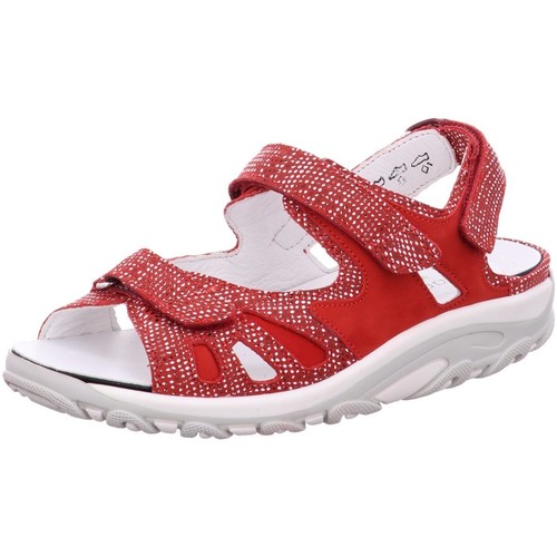 Schuhe Damen Sandalen / Sandaletten Waldläufer Sandaletten KARO DENVER 448001-217-069 Rot