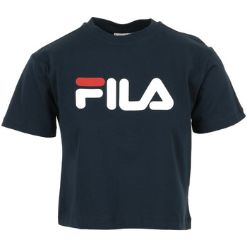 Kleidung Damen T-Shirts Fila Viivika Cropped Tee Wn's Blau