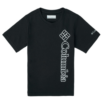 Kleidung Jungen T-Shirts Columbia HAPPY HILLS GRAPHIC Schwarz