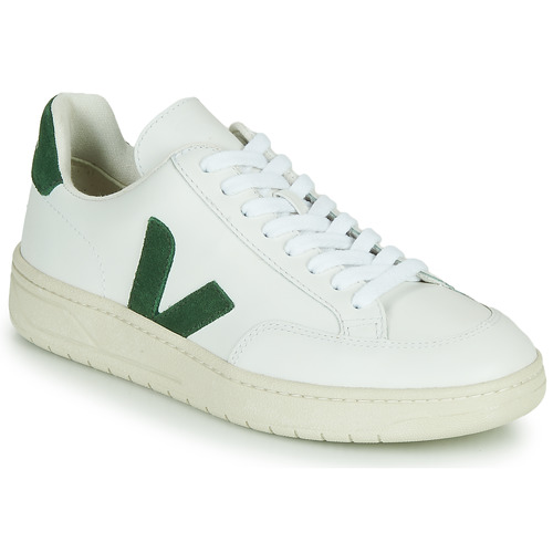 Schuhe Sneaker Low Veja V-12 Weiss / Grün