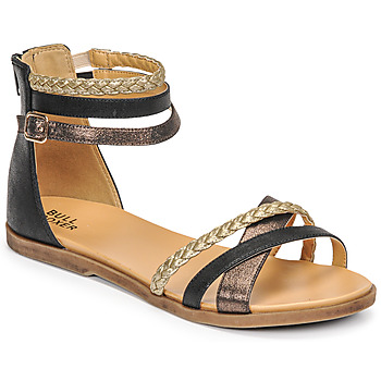 Schuhe Mädchen Sandalen / Sandaletten Bullboxer ALM013F1S-ROSE Schwarz